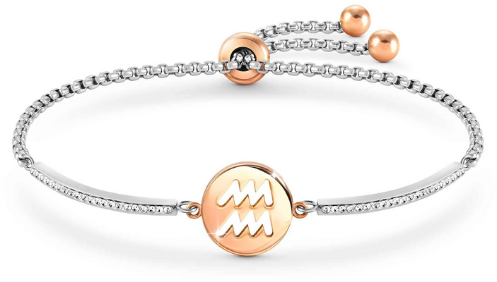 Nomination Milleluci Zodiac Aquarius Pink PVD Bracelet