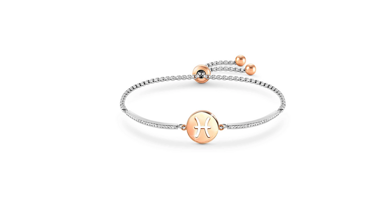 Nomination Milleluci Zodiac Pisces Pink PVD Bracelet