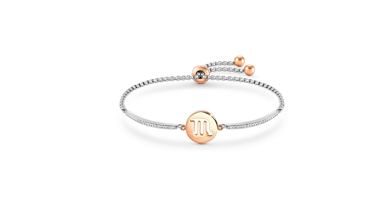 Nomination Milleluci Zodiac Scorpio Pink PVD Bracelet