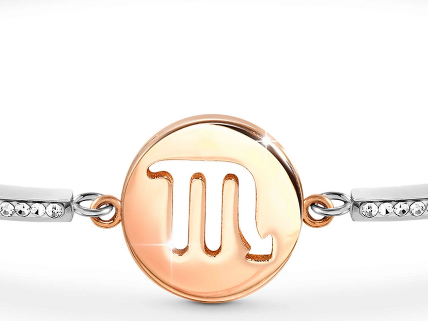 Nomination Milleluci Zodiac Scorpio Pink PVD Bracelet