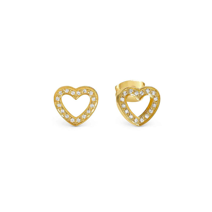 Nomination Soffio D’Amore Heart With Cubic Zirconia Gold Earrings