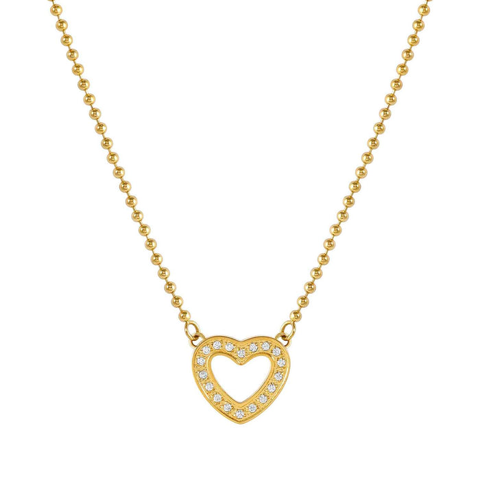 Nomination Soffio D’Amore Heart With Cubic Zirconia Gold Necklace