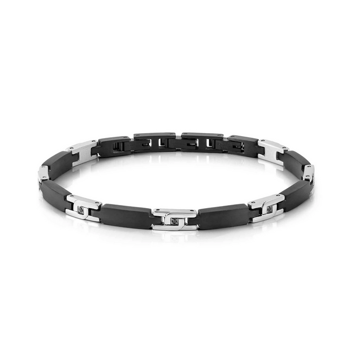 Nomination Strong 7 Black Diamonds PVD Bracelet