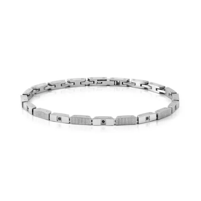 Nomination Strong 8 Black Diamonds PVD Bracelet