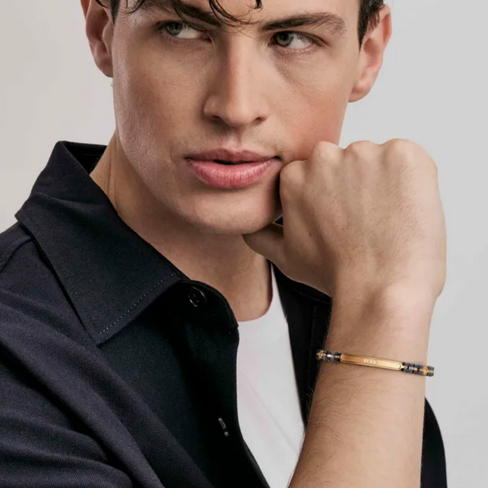 Nomination Strong 5 Black Diamonds PVD Pink Bracelet