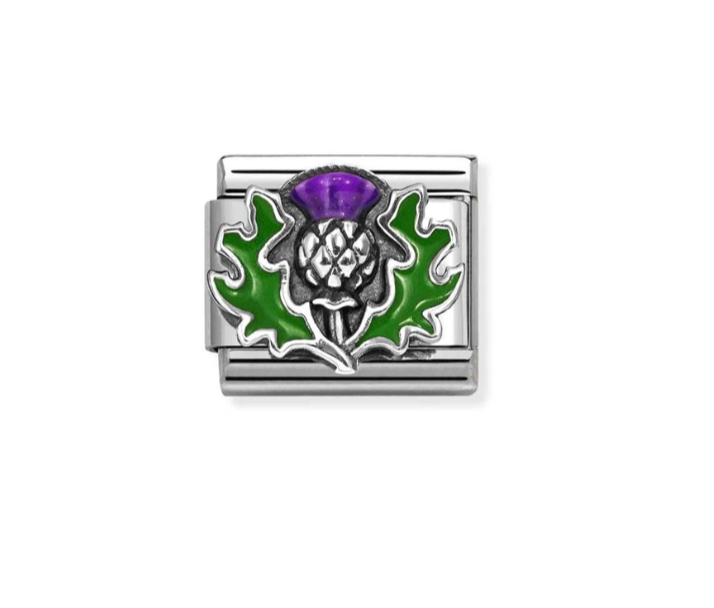 Nomination Classic Silver Scottish Thistle Charm
