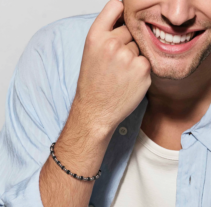 Nomination InstinctStyle Stainless Steel Lava Stone Bracelet