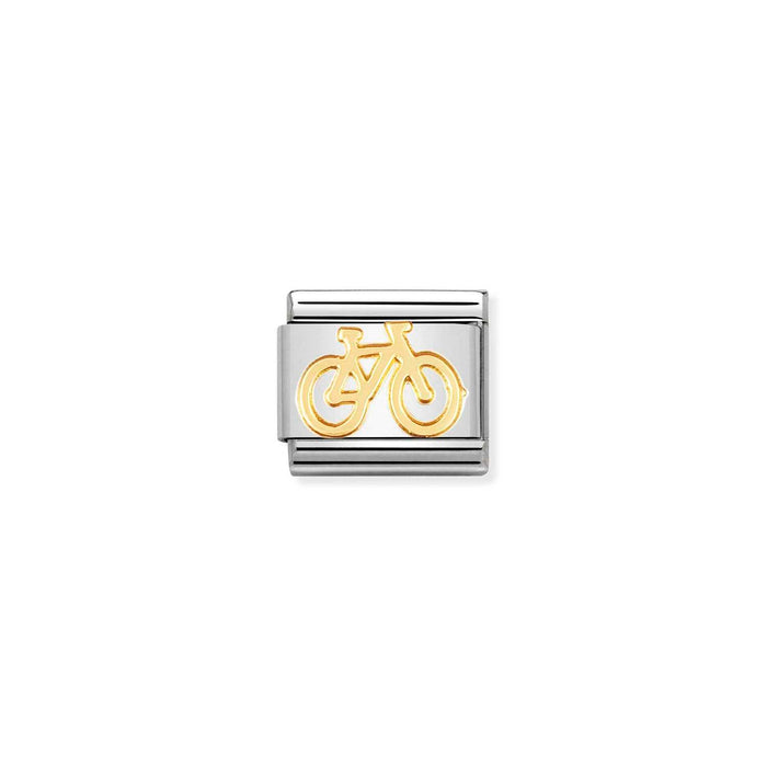 Nomination Classic Gold Tech Bike Charm