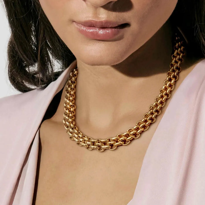 Nomination Wear & Style Double Chain Gold Necklace