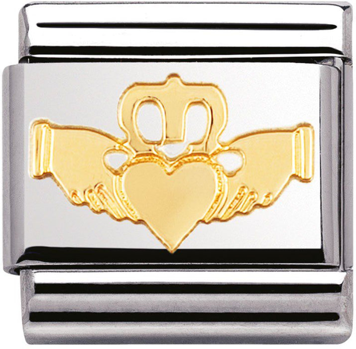 Nomination Classic Gold Religious Claddagh Charm