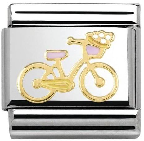 Nomination Classic Gold Symbols Versailles Bike Charm