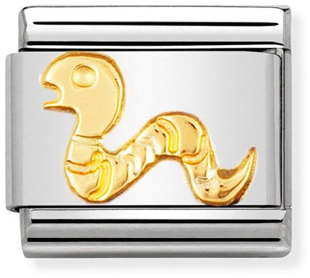 Nomination Classic Gold Animals Snake Charm