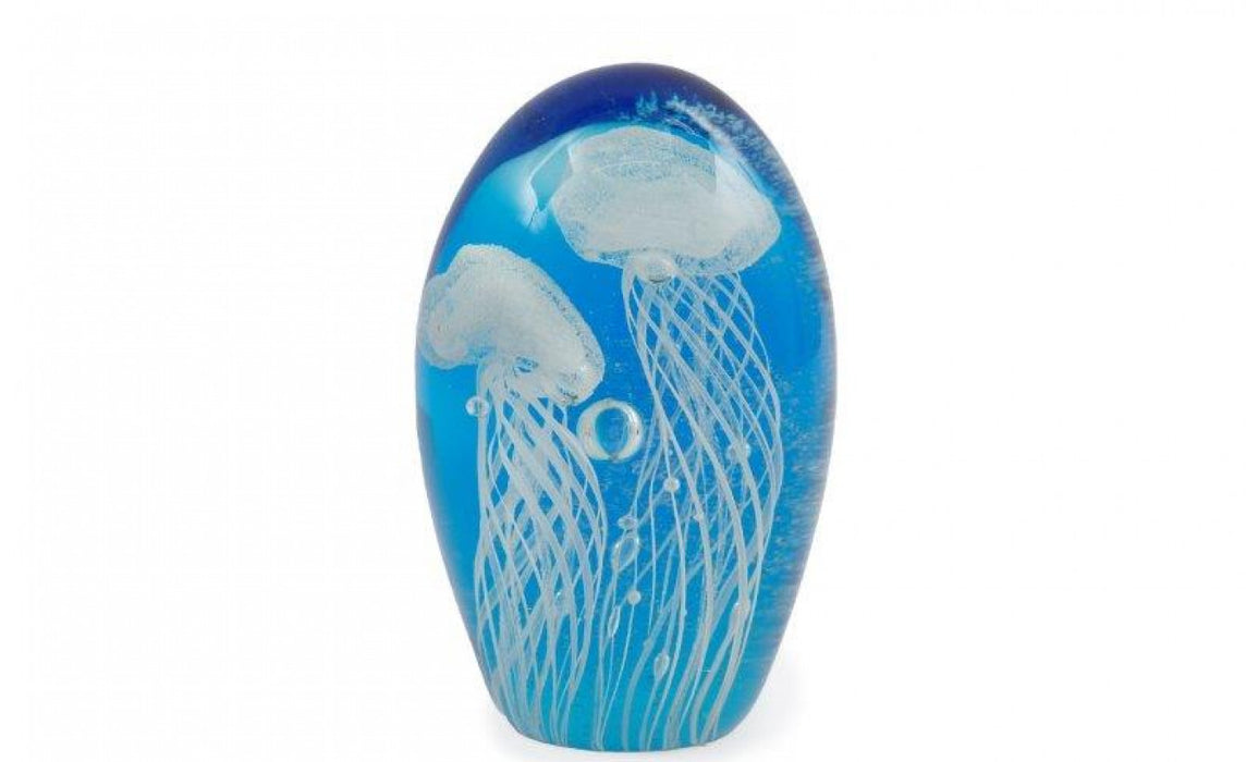 Sifcon Glass Jellyfish Deco 7x11cm