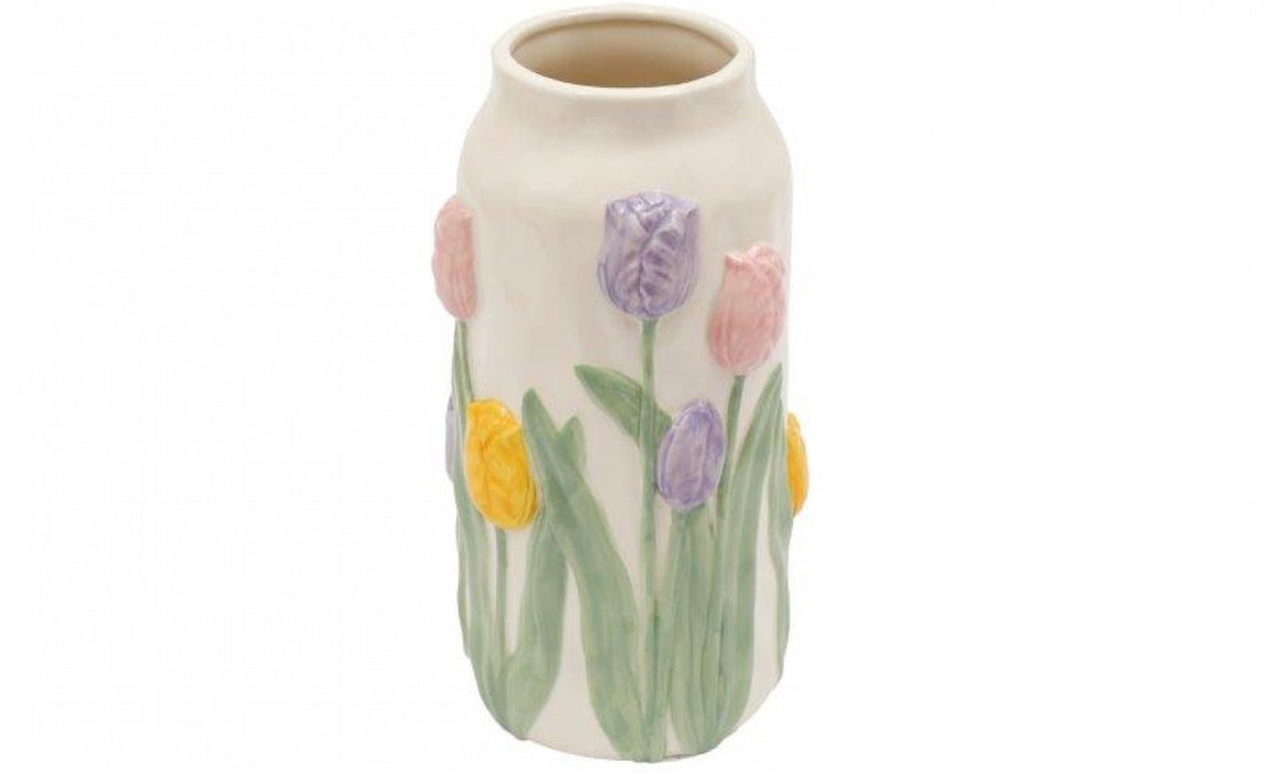 Sifcon Tulip Embossed Vase