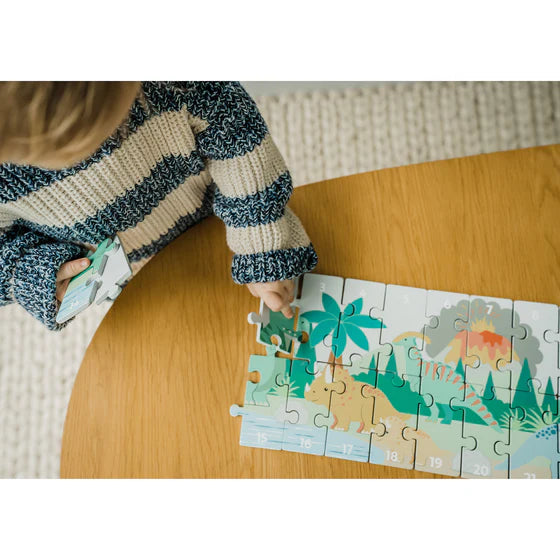 Orange Tree Dinosaurs Number Puzzle