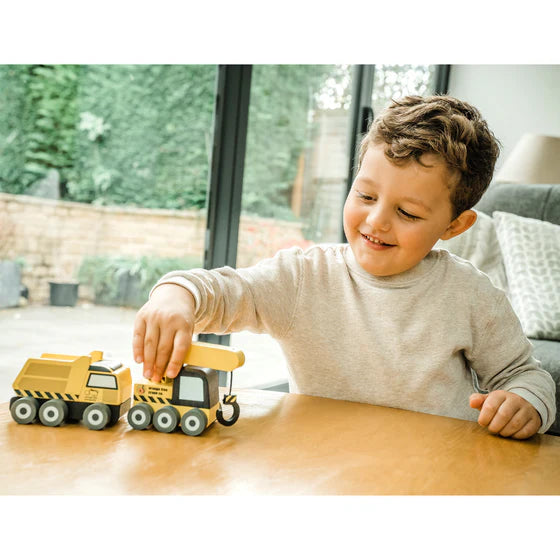 Orange Tree Construction Vehicles