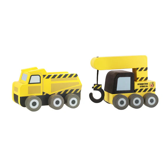 Orange Tree Construction Vehicles