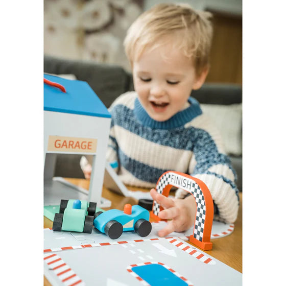 Orange Tree Racing Track Play Set