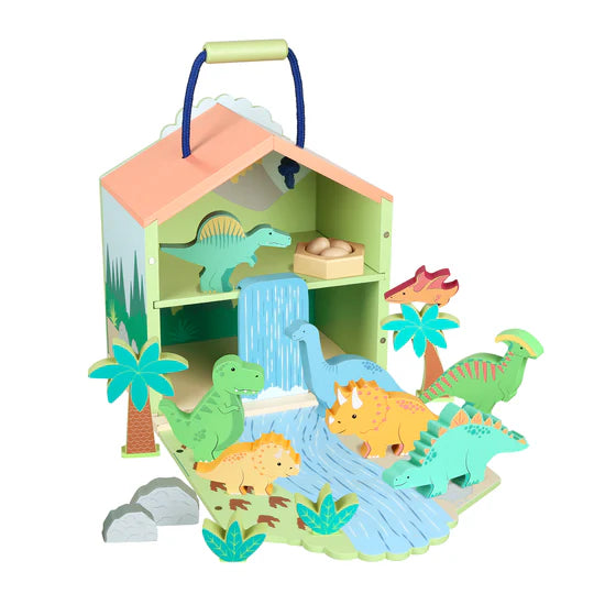 Orange Tree Dinosaur Play Set