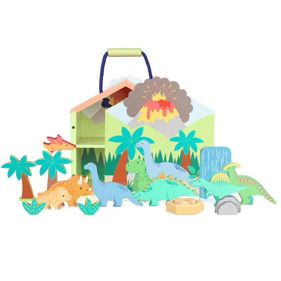 Orange Tree Dinosaur Play Set