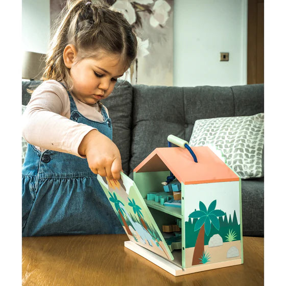 Orange Tree Dinosaur Play Set