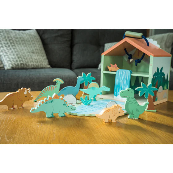 Orange Tree Dinosaur Play Set