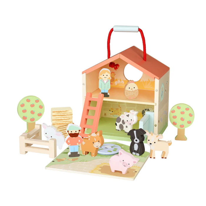 Orange Tree Farmyard Wooden Play Set