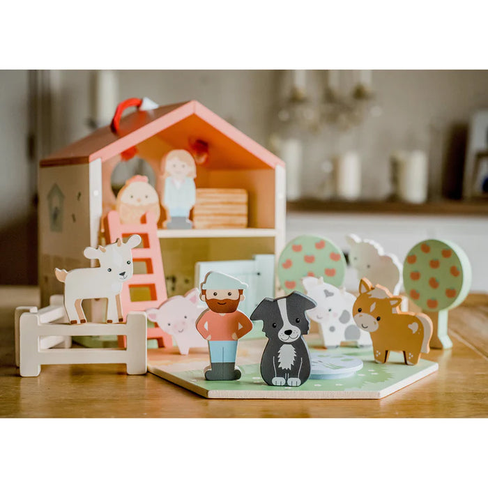 Orange Tree Farmyard Wooden Play Set