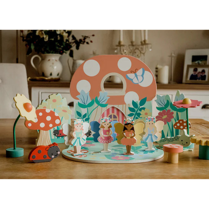 Orange Tree Fairy House Wooden Play Set