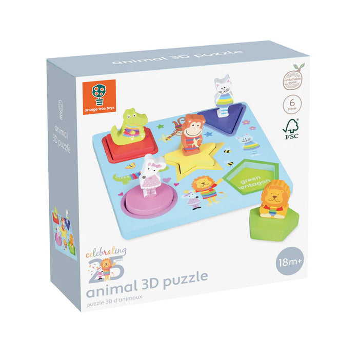 Orange Tree Animals 3D Puzzle