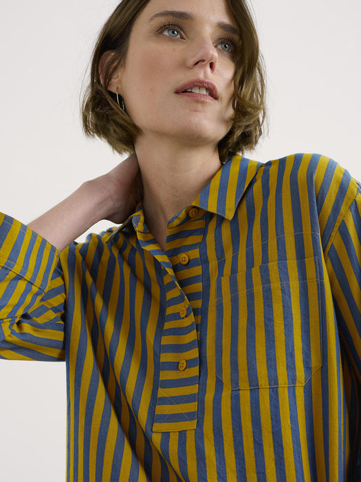 Seasalt Women's Oak Leaf Shirt In Mini Scallion Basket