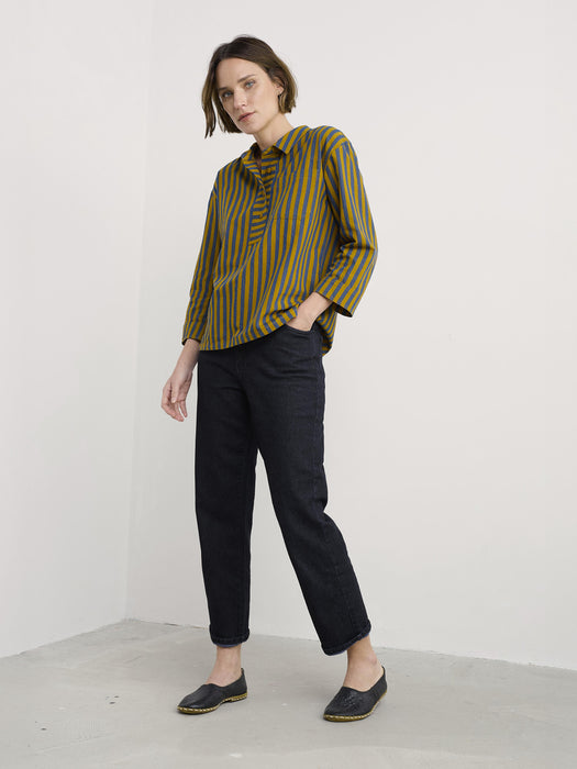 Seasalt Women's Oak Leaf Shirt In Mini Scallion Basket