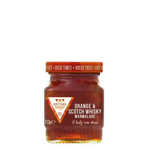 Cottage Delight Orange & Scotch Whisky Thick Cut Marmalade Mini Jar113g