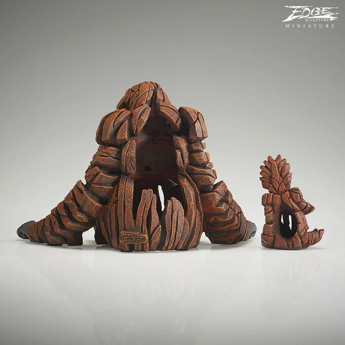 Edge Sculpture Miniature Orangutan and Baby