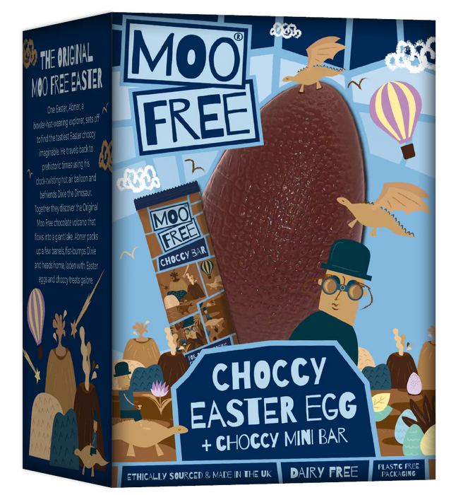 Moo Free 'Milk' Chocolate Egg with Choccy Mini Bar