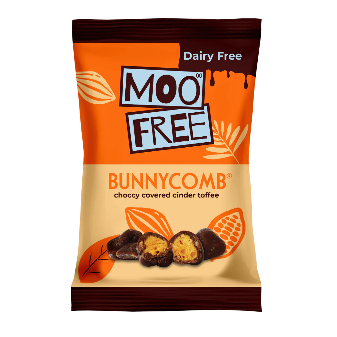 Moo Free Dairy Free & Vegan Bunnycomb Choccy Rocks — Maple Gifts