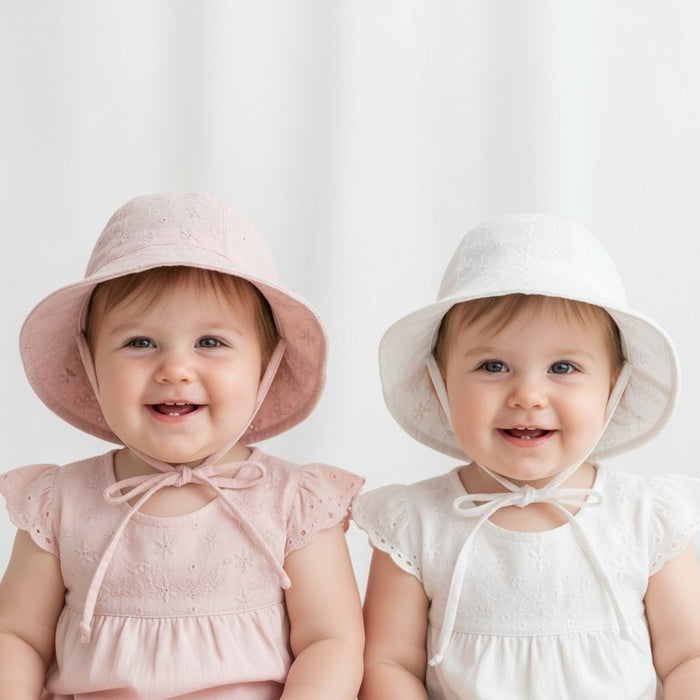 Pesci Baby Broderie Anglaise Hat