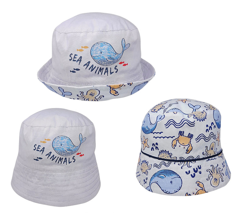 Pesci Baby Reversible Bucket Hat