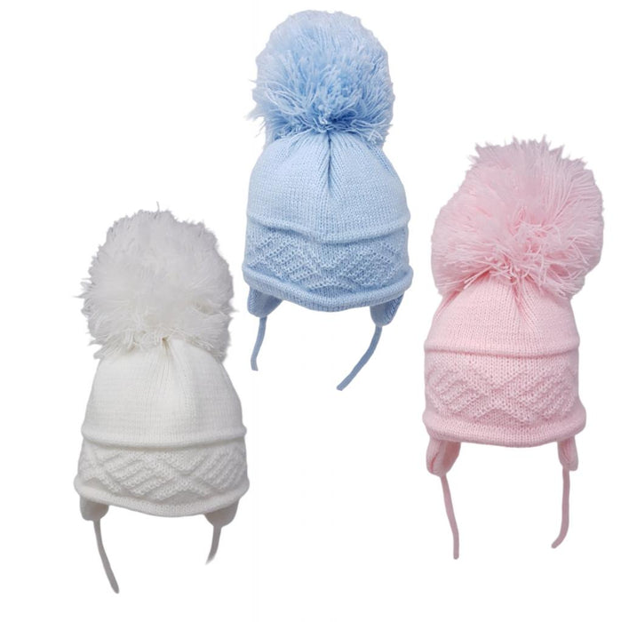 Elizabeth Anne Large Pom Pom Knit Hats