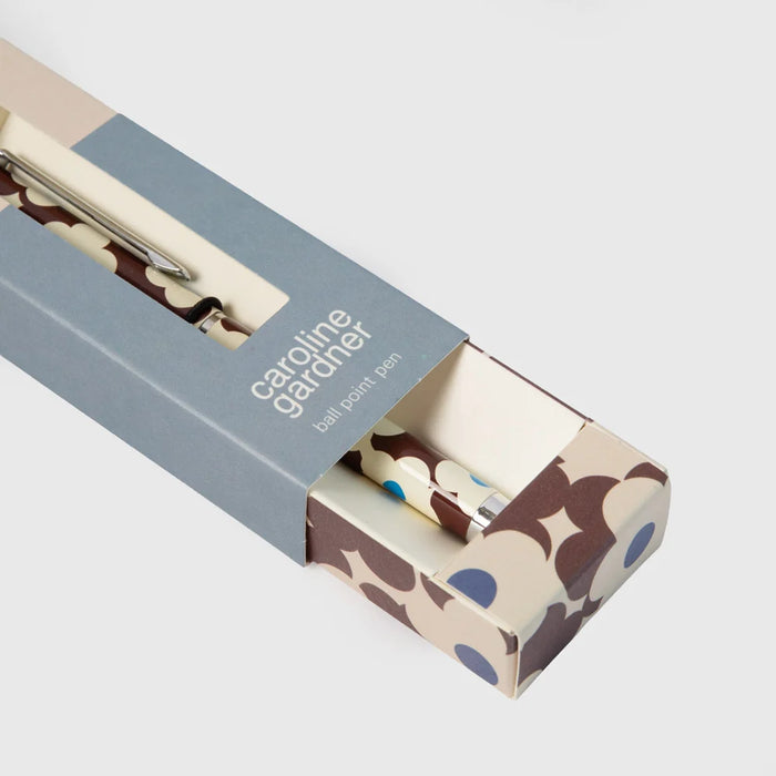 Caroline Gardner Wine Flower Boxed Pen