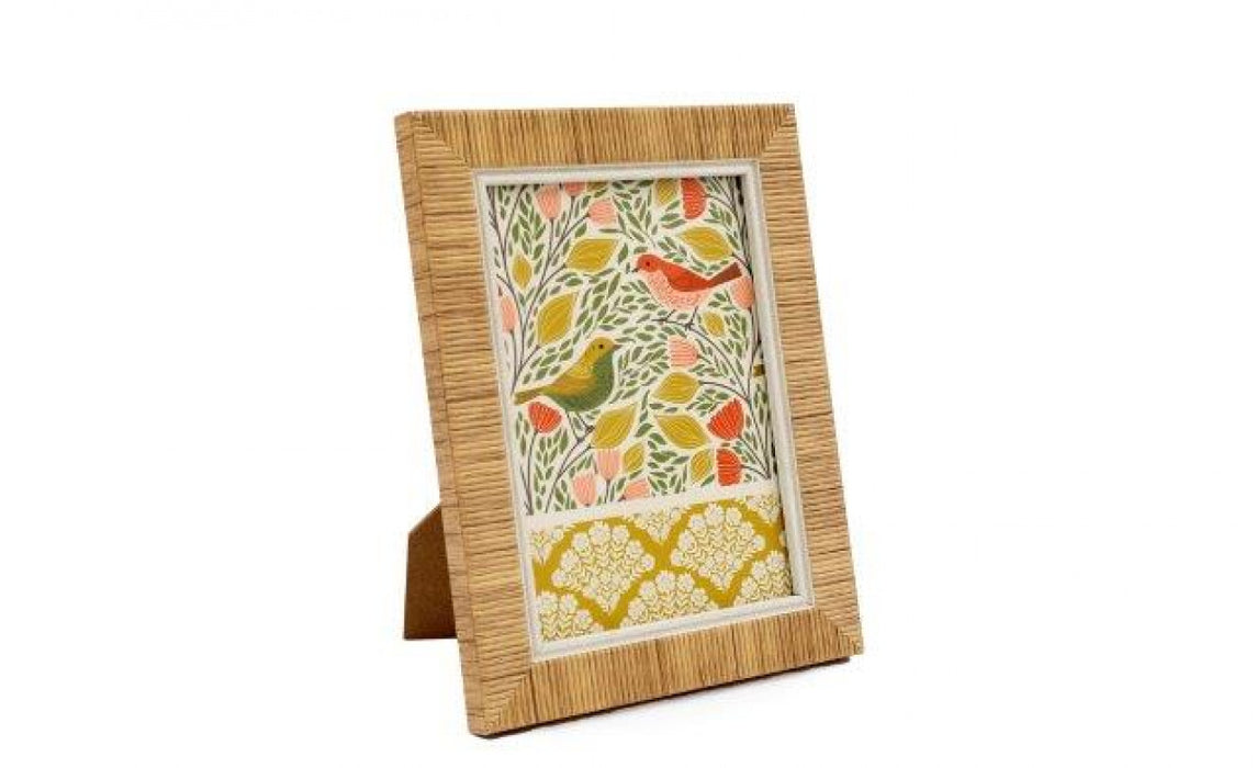 Sil Rattan Effect Photo Frame 5x7"