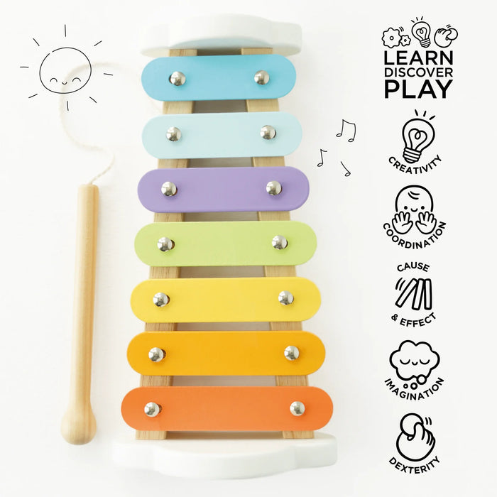 Le Toy Van Rainbow Wooden Xylophone