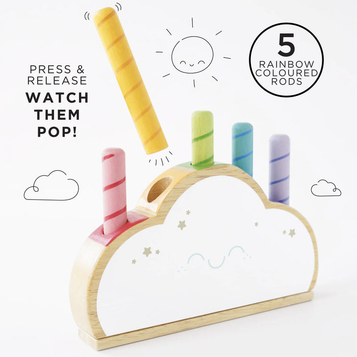 Le Toy Van Rainbow Cloud Pop-up Toy