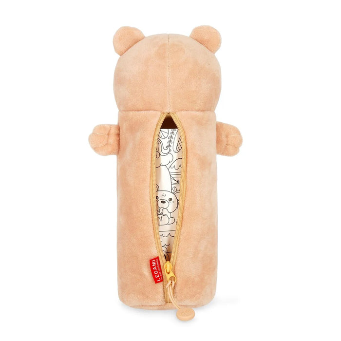 Legami Pencil Case - Super Soft Teddy Bear