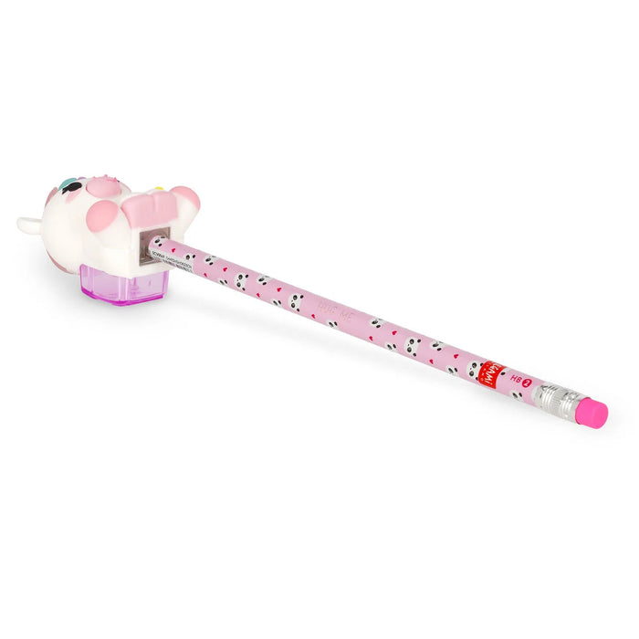 Legami Light Up Pencil Sharpener with Container - Unicorn