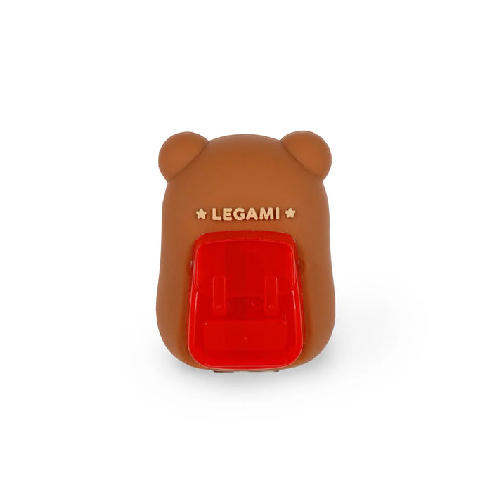 Legami Light-Up Pencil Sharpener with Container - Teddy Bear