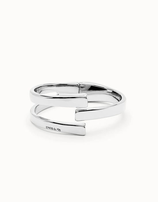 UNOde50 Silver Bangle Bracelet
