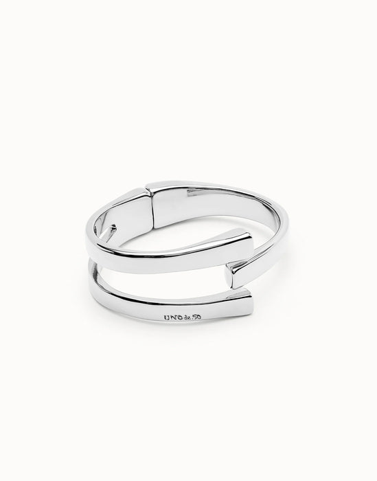 UNOde50 Silver Bangle Bracelet