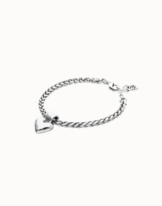 UNOde50 Chain Bracelet with Small Heart Detail