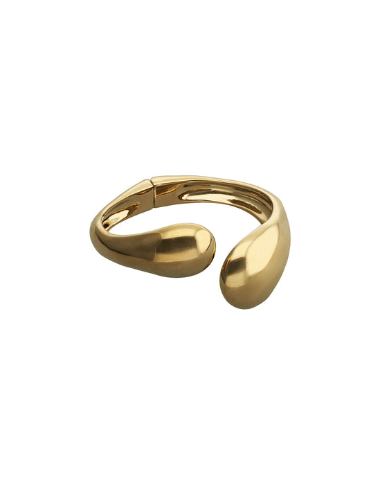UNOde50 Bracelet Corium Bangle Bracelet with Two Irregular Drops